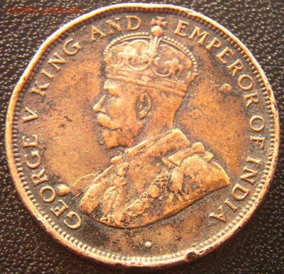 Британский Цейлон_1 цент 1917; до 12.04_22.10мск - 7784