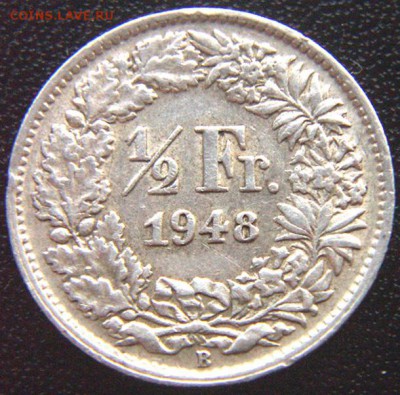 2 франка 1948. Серебро; до 12.04_22.18мск - 7770