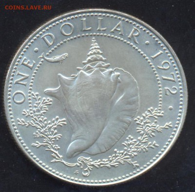Багамские о-ва 1 доллар 1972 г. До 15.04.14 г. 22-00 МСК . - Баг 1 1