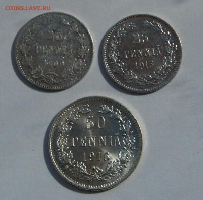 25 пенни1909,13и50пенни1916 До 18.04.2014 г.,в 22-00 по Мск - pennia2