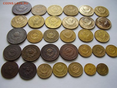 ЛОТ РАННИХ СОВЕТОВ 1,2,3,5коп. (короткий аук) до 15.04.14 - P3190016.JPG