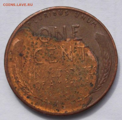 1 цент 1949 США что за брак? - DSCF0518