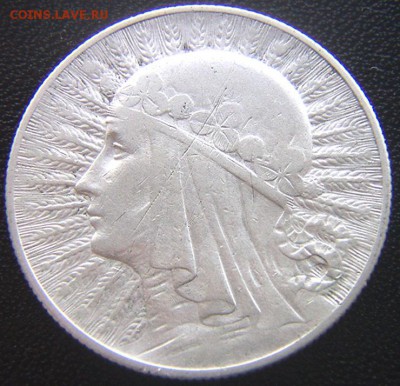 Польша_5 злотых 1932. Серебро; до 14.04_22.48мск - 7621