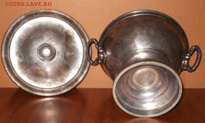 посеребреный кубок -конфетница,имперское - DSCF0565