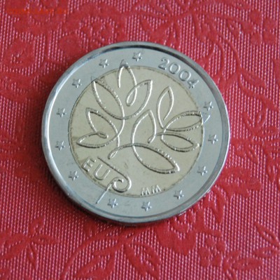 Финляндия 2 евро 2004 Расширение ЕС, UNC - DSC_1173.JPG