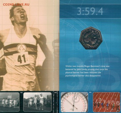 Великобритания 50 пенсов 2004 Миля до 21.04 в 22ч (8389) - 4-вел04