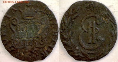 Медь Империи XVIII-XIX вв. (полушки, денги, копейки, Сибирь) - Полушка 1778