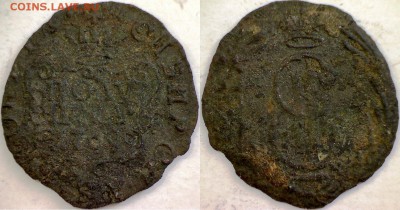 Медь Империи XVIII-XIX вв. (полушки, денги, копейки, Сибирь) - Полушка 1769