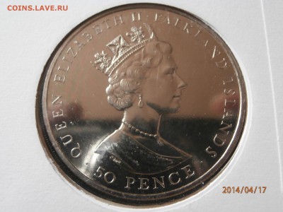 ФОЛКЛЕНДЫ. 50пенсов ЮБИЛЕЙ ПРАВЛЕНИЯ 1992г.конверт до 18.04 - P4170006.JPG