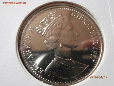 ГИБРАЛТАР. крона ЗОЛОТАЯ СВАДЬБА.конверт 1997г. до 18.04 - P4170009.JPG
