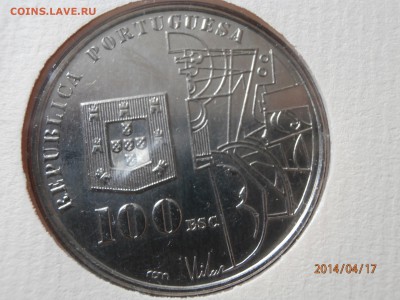 ПОРТУГАЛИЯ.100эскудо 1987г. КАРДОЗО.конверт до 18.04 - P4170015.JPG