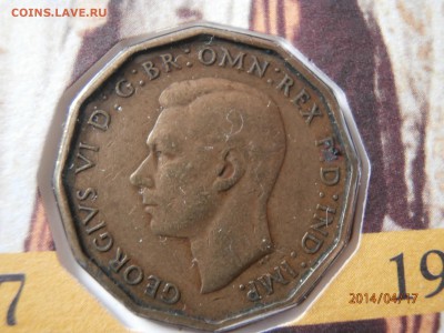 ВЕЛИКОБРИТАНИЯ 3 пенса КОРОНАЦИЯ 1937г.конверт до 18.04 - P4170020.JPG