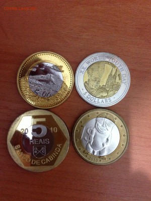 биметалл 1$ острова кука + 3 монетовидных изделия - IMG_1205.JPG