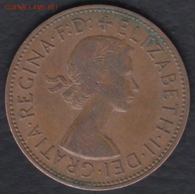 Великобритания 1 пенни 1961 до 18.04.2014 22-00 - Великобритания 1 пенни 1961 р
