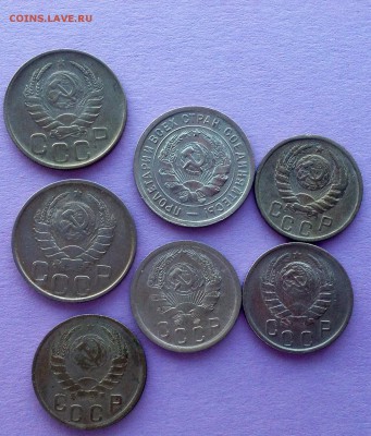 15коп-1936,1941,1943,1945...20коп-1932,1939,1941 - ранние советы аверс.JPG