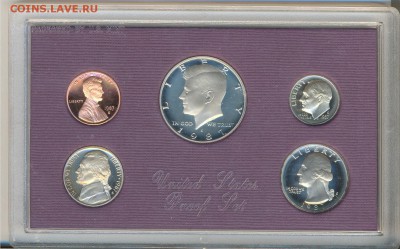 Набор монет США 1987 г. - до 21.04, 22:00 мск - 003