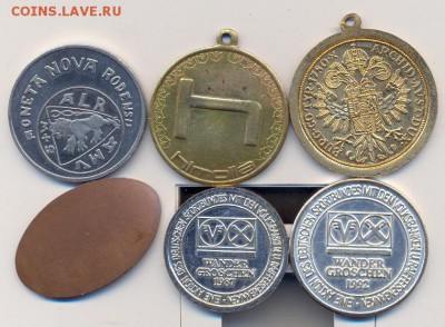 подборка иностранных жетонов по фиксу________22.04 - 6 иностранных 1