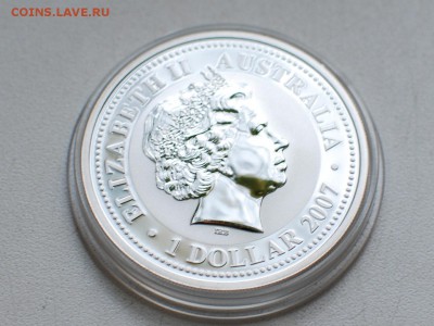 Ag 1 Доллар Австралия год БЫКА 2007г до 20.04 в 22-00мск - ajnj 017