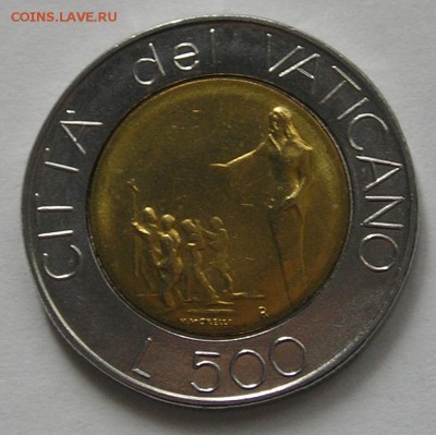 Ватикан, 500 Лир 1991 БИМ (19.04) - P1014958.JPG