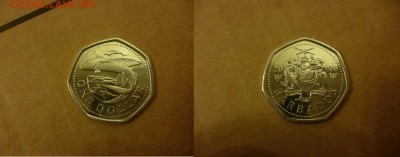 ДК Барбадос 1 доллар рыба 23.04 - P1060458.JPG