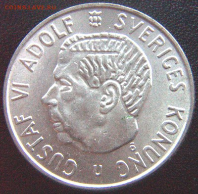 Швеция_2 кроны 1964. Серебро; до 18.04_22.54мск - 7846