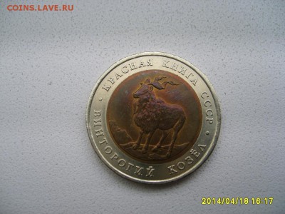 СССР,5 рублей 1991г(Красная Книга,винторогий козел)!до 20.04 - S6000019.JPG