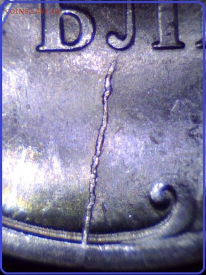 Пензенская область - 2 раскола с 2-х сторон - 5 р. 2009 г. м (СПМД)_Р189_фрагмент