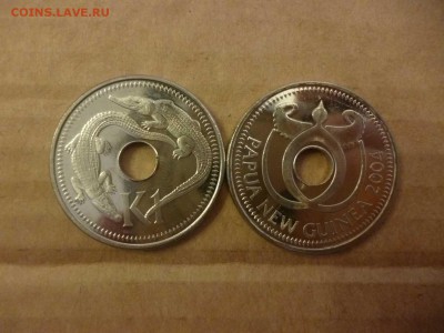 ДК Папуа новая Гвинея 1 кина Крокодил дырка ФИКС 24.04 - P1050996