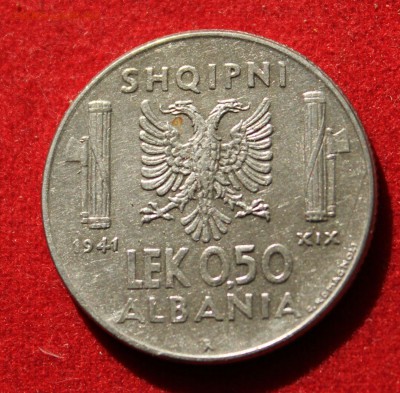 С рубля АЛБАНИЯ под ИТАЛИЕЙ 0,5лек 1941г. до 25.04.14г. - IMG_1681.JPG