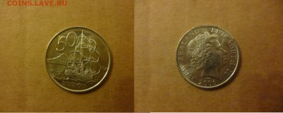 ДК Новая Зеландия 50 пенсов Корабль 25.04 - P1060480.JPG