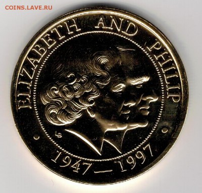 ТЁРКС И КАЙКОС 5 КРОН 1997 ЗОЛ.СВАДЬБА №1 24.04-22Ч (8526) - 4-тик97проф