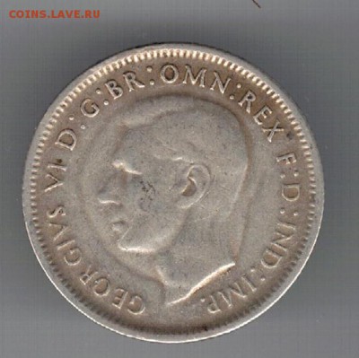 Ag АВСТРАЛИЯ ШИЛЛИНГ 1943S БАРАН ДО 10.04 В 22Ч (8381) - 5-ав