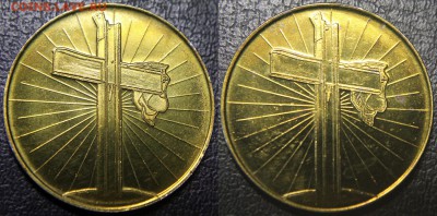 Христианство на монетах и жетонах - Жетон Голгофский крест