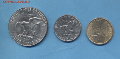 3 долларовые монеты США до 24 апреля, 22:00 мск - 011a