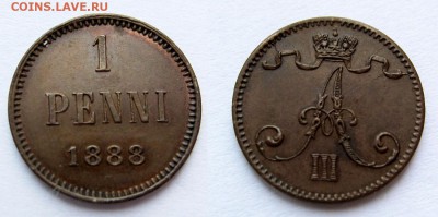 1 пенни 1888 АIII, отличная, до 25.04 22:00 - 1p1888