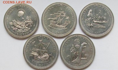 ОСТРОВ МЭН Кроны 2001 г. Гарри Поттер 5 монет АНЦ - Isle of Man 5 Crown set 1979.JPG