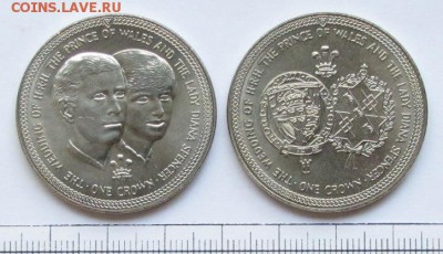 ОСТРОВ МЭН Кроны 2001 г. Гарри Поттер 5 монет АНЦ - Isle of Man 2 Crown set 1981.JPG
