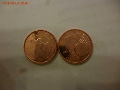 ДК Кипр 1 евро цент Муфлоны UNС ФИКС 26.04 - P1050900