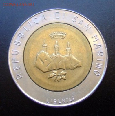 2 - Сан-Марино 500 лир (1986) «Новые технологии» бм №1 А