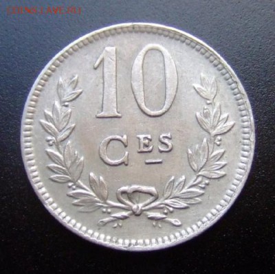 2 - Люксембург 10 сантимов (1924) №3 Р