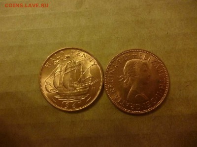 ДК Великобритания 0,5 пенни Парусник Сохран ФИКС 26.04 - P1050967