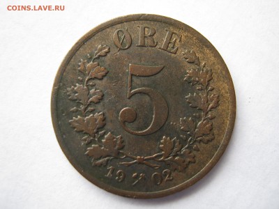НОРВЕГИЯ 5 и 2 эре 1902 г. Оценка. - Изображение 11676