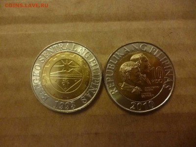 ДК Филипинны 10 песо Биметалл ФИКС 27.08 - P1060002