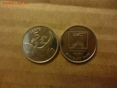 ДК Кирибати 5 центов Ящерица ФИКС 27.08 - P1060016