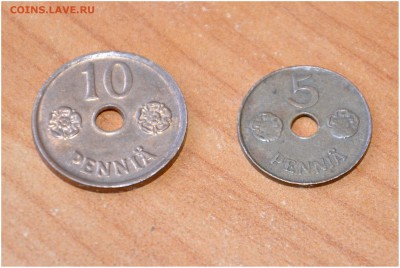 Военная Финляндия 5 и 10 пенни 1942 год - _DSC0533
