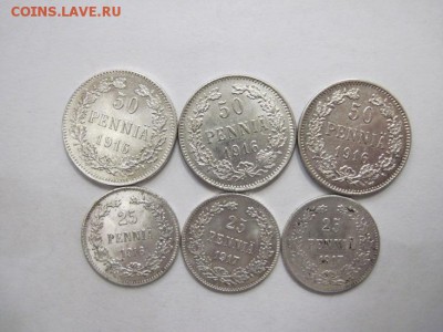 25 и 50 пенни Россия для Финляндии 6 шт. до 28.04.14 - Изображение23 076