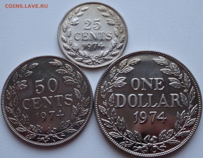 Либерия 6 монет 1974 года, из набора до 27.04. 22:00 МСК - DSC00209.JPG