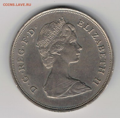 Великобритания крона 1981 Чарлз и Диана 28.04 в 22.00 (8078) - 4-вел81