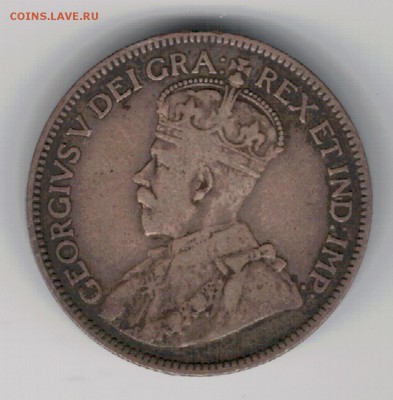 Ag Канада 25 центов 1912 до 28.04.14 в 22.00мск (8566) - 5-кан912
