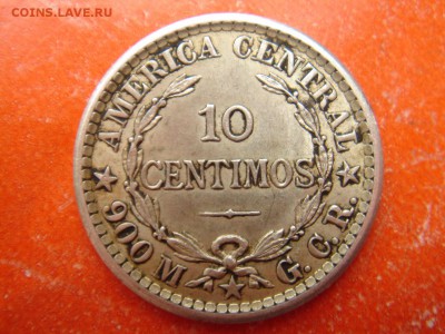 Коста Рика: Ag-900 10 сентимо 1910 Редкая! до 28.04.14 22-00 - Коста Рика 10 сантимов 1910-2.JPG